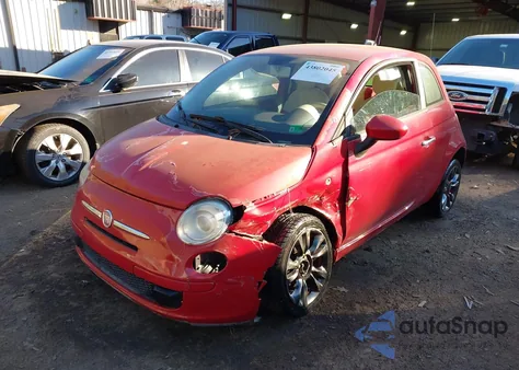 2012 Fiat 500 Sport z USA, uszkodzony, nr VIN 3C3CFFBR9CT109658